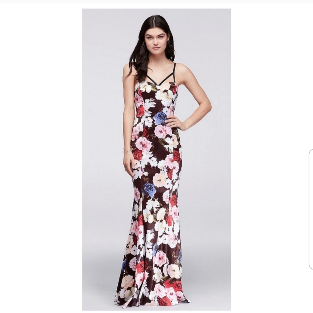 Formal floral dress gown